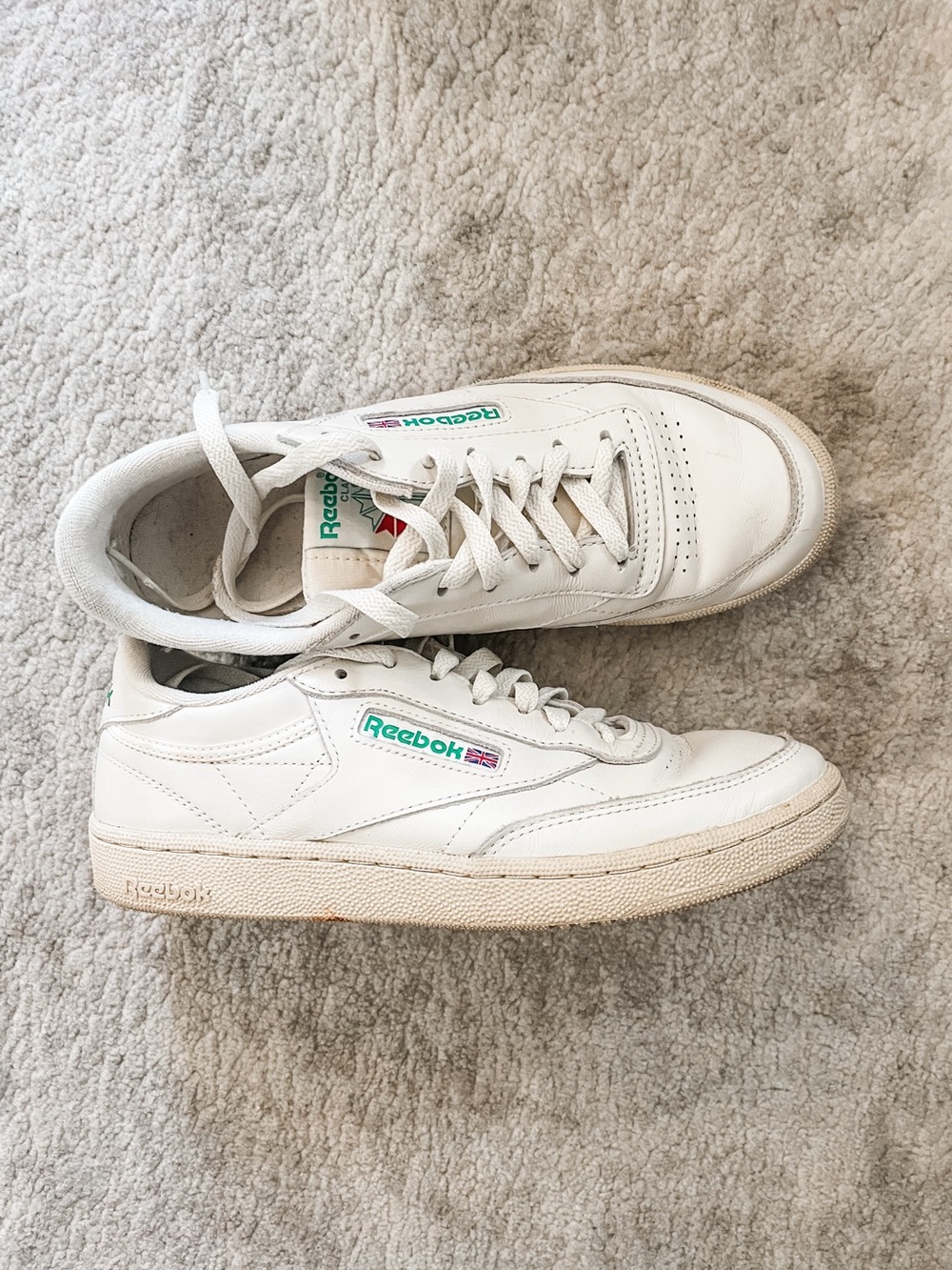 Reebok Classic White Leather Sneakers